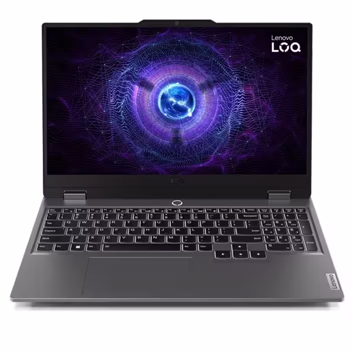 لپ تاپ گیمینگ 15.6 اینچی لنوو مدل LOQ با پردازنده Core i5 12450HX، رم 24GB، حافظه 1TB SSD و گرافیک RTX 4050 6GB