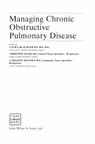 خرید و دانلود نسخه کامل کتاب Managing Chronic Obstructive Pulmonary Disease