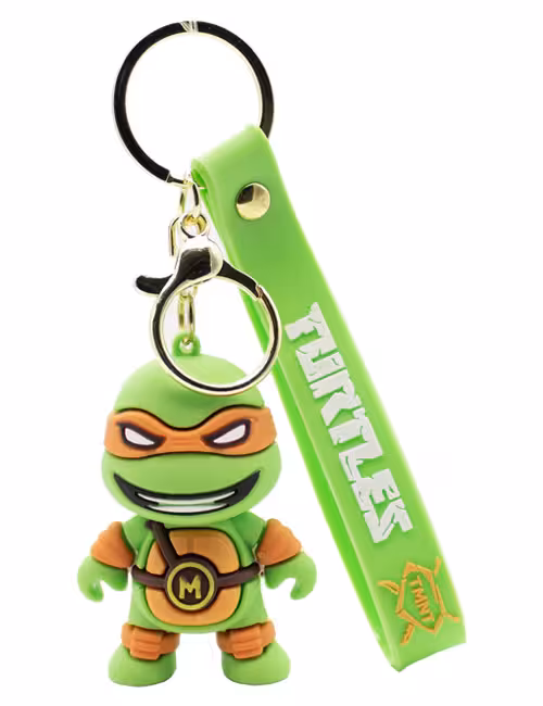 جاکلیدی سیلیکونی فانتزی طرح لاک‌پشت‌های نینجا مایکی کد A