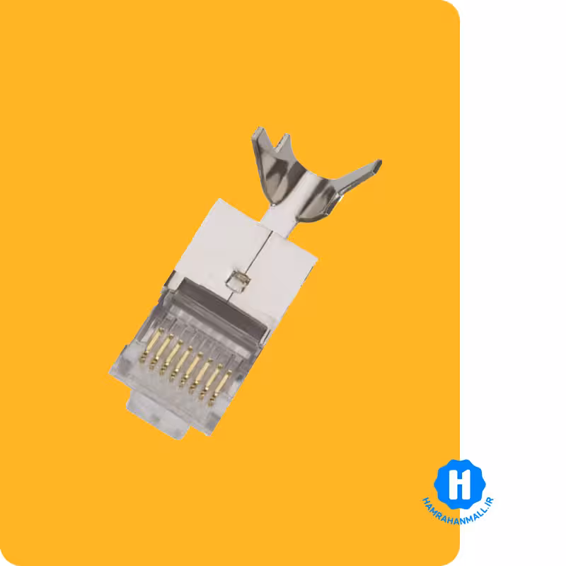 کانکتور CAT6A STP دنباله‌دار شانه‌ای بسته 20 عددی