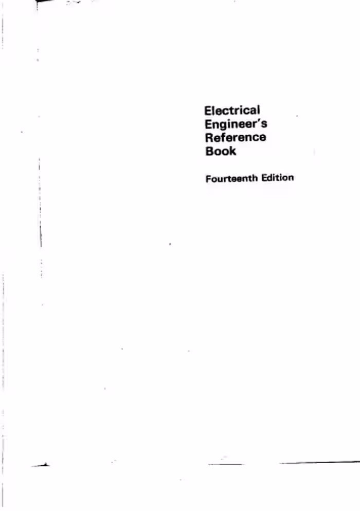 خرید و دانلود نسخه کامل کتاب Electrical Engineer's Reference Book