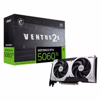کارت گرافیک ام اس آی مدل GeForce RTX 5060 Ti Ventus 2X OC با ظرفیت 8 گیگابایت GDDR7