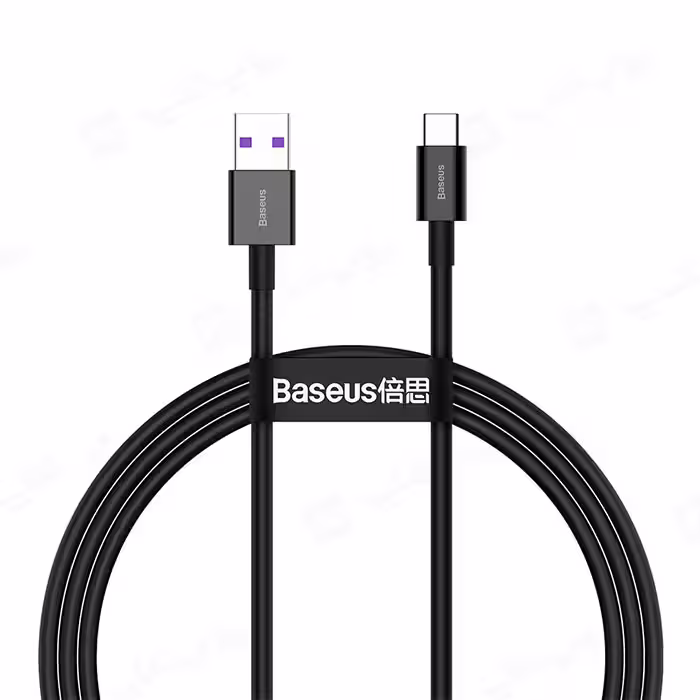 کابل شارژ USB به تایپ 66W C بیسوس مدل CATYS-01 به طول 1 متر