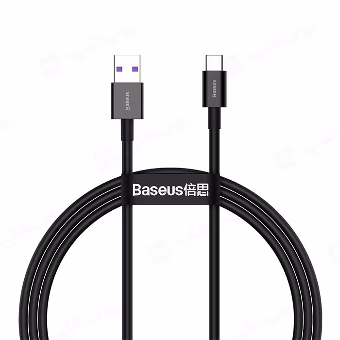 کابل شارژ USB به تایپ 66W C بیسوس مدل CATYS-01 به طول 1 متر