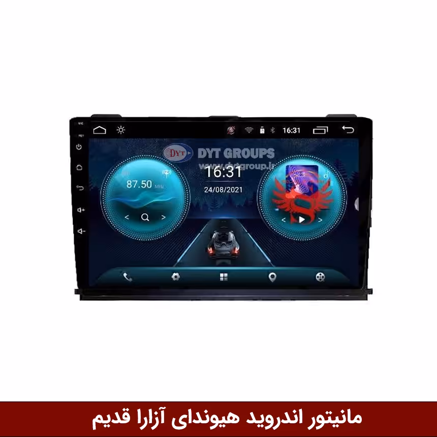 مانیتور اندروید هیوندای آزارا قدیم برند وینکا مدل RL855 سری S300