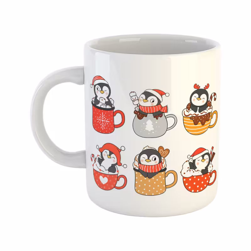 خرید ماگ-لیوان  پنگوئن در فنجان قهوه