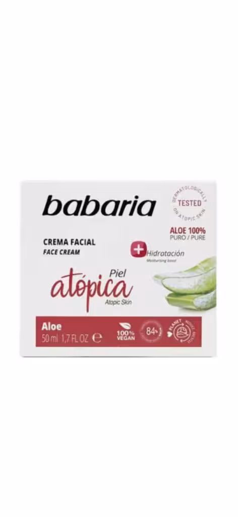 کرم آبرسان آتوپیک اسکین باباریا babaria،اسپانیا حجم 50 میل