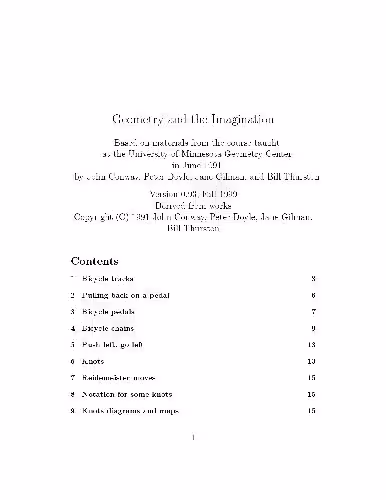 خرید و دانلود نسخه کامل کتاب Geometry and the imagination