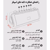 اسپیکر بلوتوثی قابل حمل مدل V28