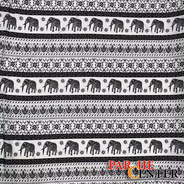 پارچه نخی طرح دار کد 099