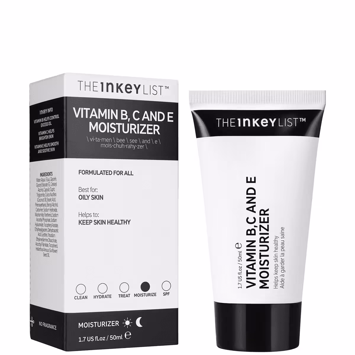 مرطوب‌کننده اینکی لیست INKEY List حجم 50 میلی‌لیتر