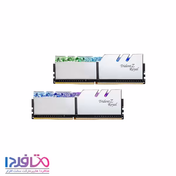 رم جی اسکیل 16 گیگابایت دو کاناله مدل Trident Z Royal RS فرکانس 3200 مگاهرتز
