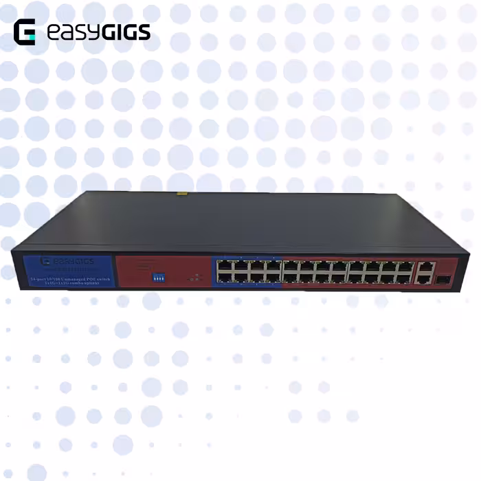 سوییچ 24 پورت ایزی‌گیگز مدل EG-SWU-1381-27FCP