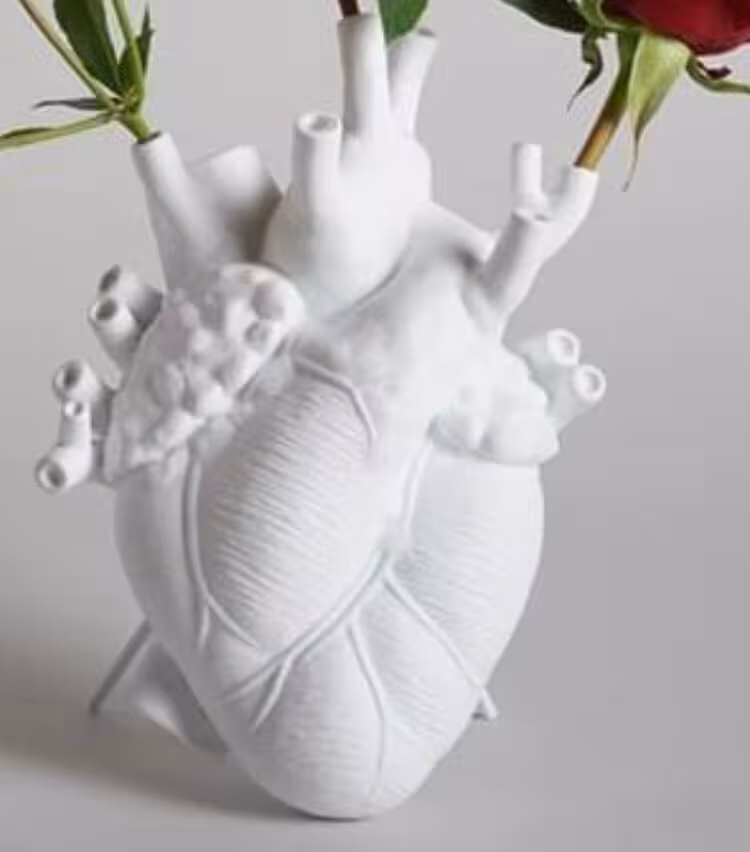 مدل سه بعدی گلدان طرح قلب (stl)