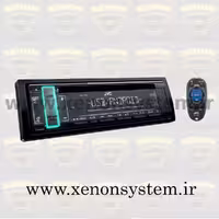 ضبط و پخش کننده خودرو برند جی وی سی مدل KD-T406M با پنل جداگانه و گارانتی