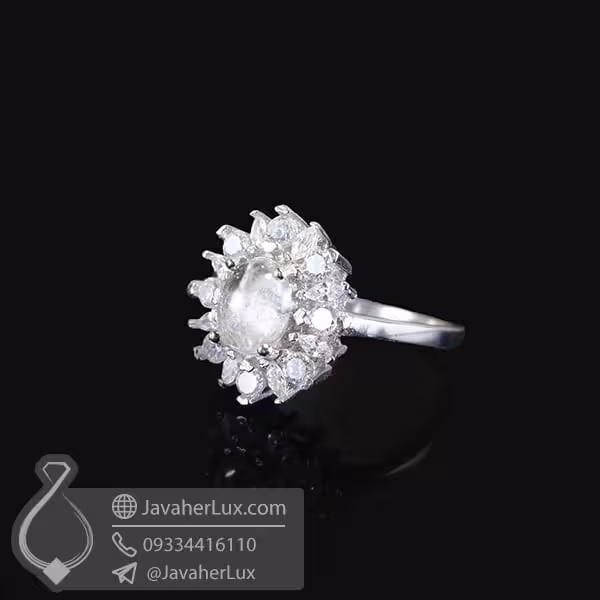 انگشتر نقره زنانه در نجف مدل رامان _ کد : 100503