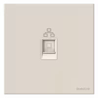 Avent – سوکت شبکه – RJ45 – سفید – cat.6 – UTP