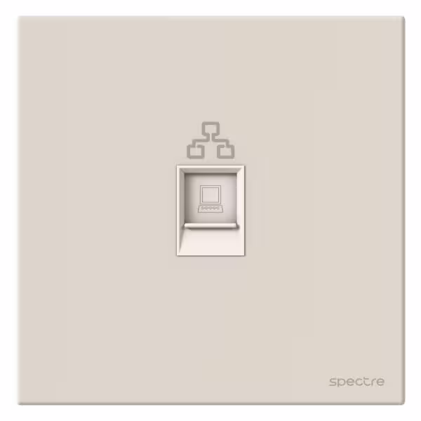 Avent – سوکت شبکه – RJ45 – سفید – cat6 – UTP