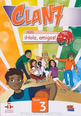 دانلود کتاب Clan 7 con ¡Hola, amigos! 3   MP3