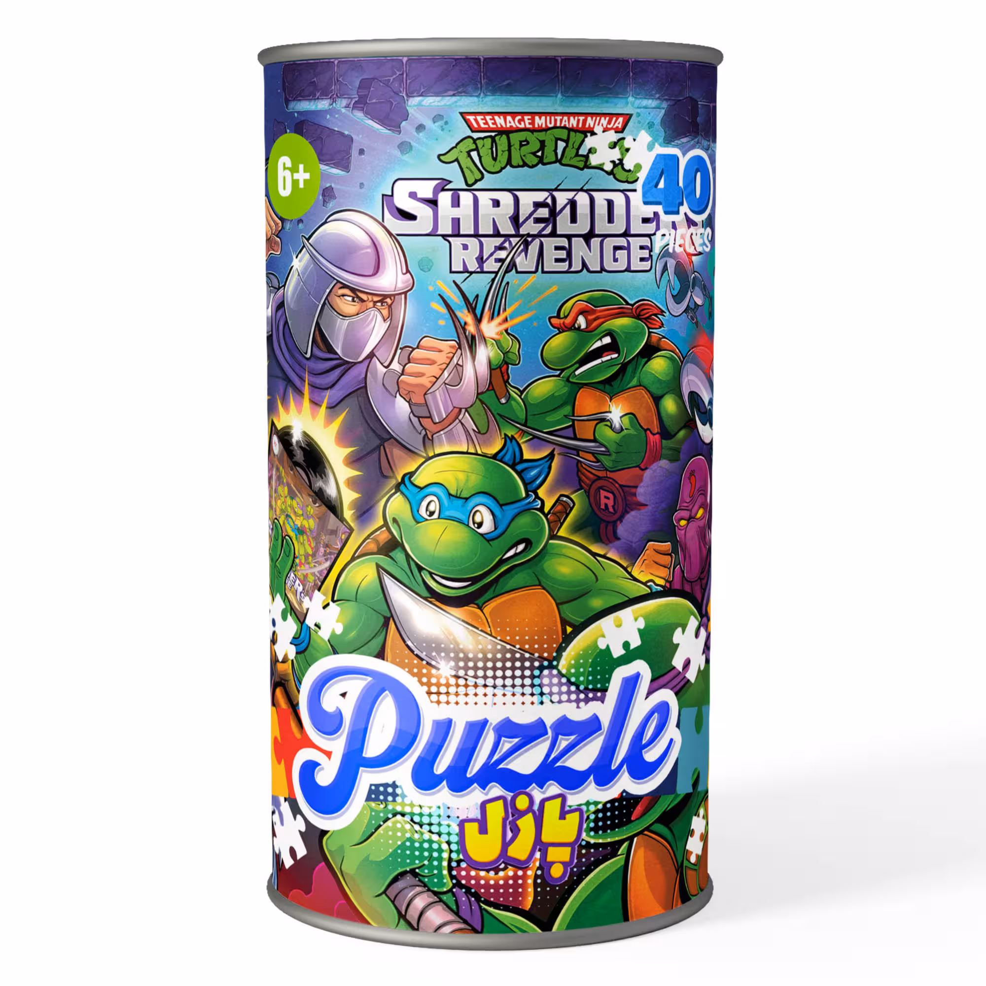 پازل 40 تکه کارتون لاک پشت های نینجا