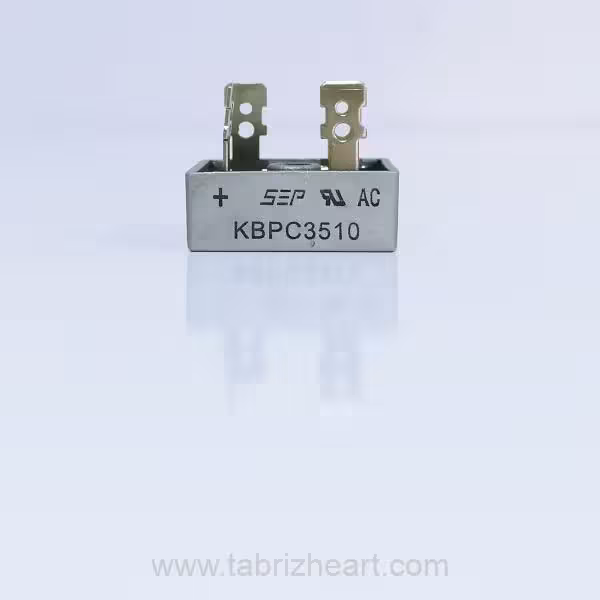 پل دیود تکفاز 35 آمپر 1000 ولت | KBPC3510