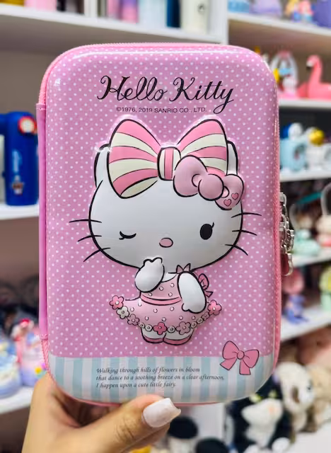 جامدادی کتابی برجسته طرح کیتی