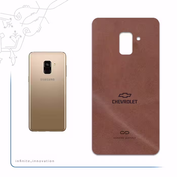 برچسب پوششی ماهوت مدل MNL-CHVRLT مناسب برای گوشی موبایل سامسونگ Galaxy A8 2018