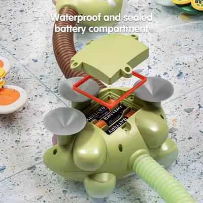 اسباب بازی حمام توماما کیدز مدل 3017 طرح دایناسور