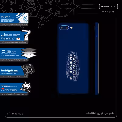 برچسب پوششی ماهوت مدل IT Science-FullSkin مناسب برای گوشی موبایل آنر 10