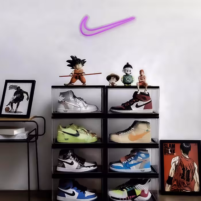 چراغ دیواری نئون دیزاین طرح Nike_PR