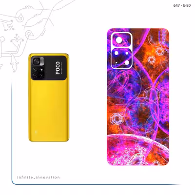 برچسب پوششی ماهوت مدل Inside Cell Digital Art مناسب برای گوشی موبایل شیائومی Poco M4 Pro 5G