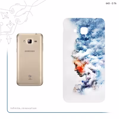 برچسب پوششی ماهوت مدل Women and the Cloud Digital Art مناسب برای گوشی موبایل سامسونگ Galaxy J3 2016
