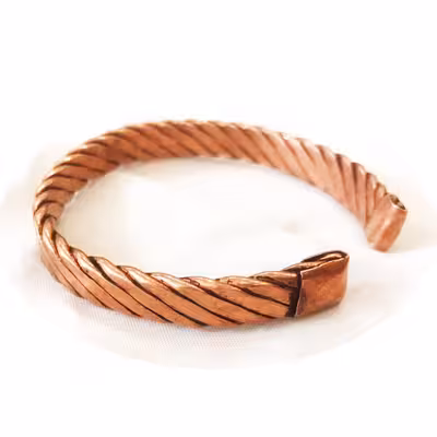 دستبند مدل مسی آرتا راه راه کد 01