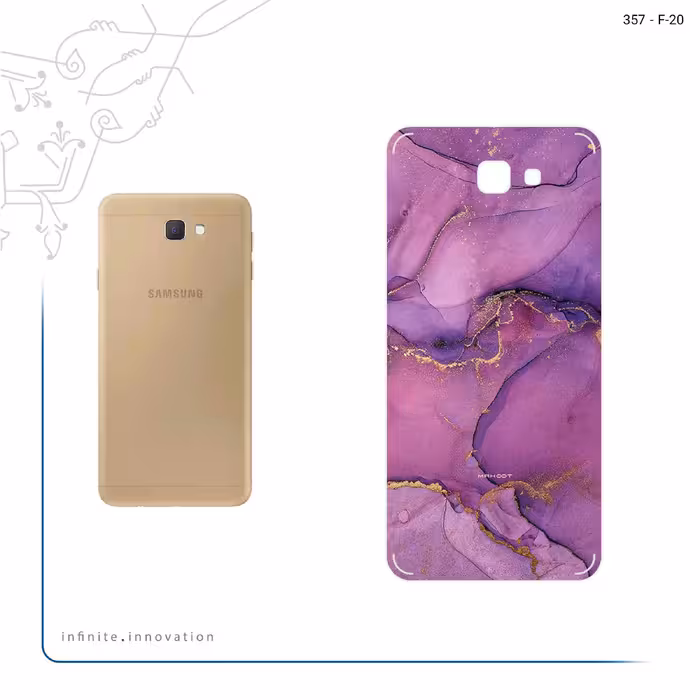 برچسب پوششی ماهوت مدل Marble مناسب برای گوشی موبایل سامسونگ Galaxy J5 Prime