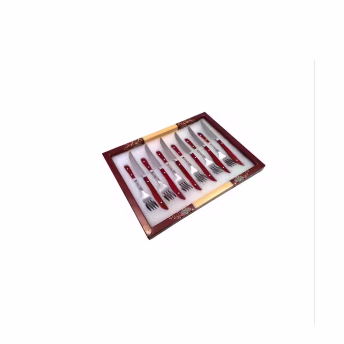 ست کارد و چنگال 12 پارچه اصیل زنجان کد 01