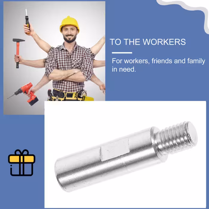 رابط افزایش طول شفت مینی فرز رزوه مدل M14 کد 50mm