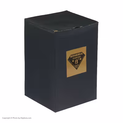 شکلات خوری بوهمیا مدل پایه دار طرح خشتی کد 26