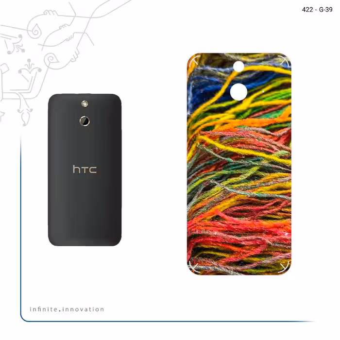 برچسب پوششی ماهوت مدل Fabric Texture 9 مناسب برای گوشی موبایل اچ تی سی One E8