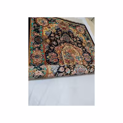 فرش دستبافت یک ونیم متری مدل ابریشم سالاری کد A20