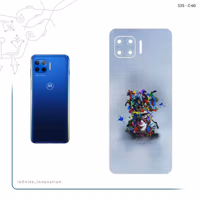 برچسب پوششی ماهوت مدل Collage of surreal Portrait of Women 4 مناسب برای گوشی موبایل موتورولا Moto G 5G Plus