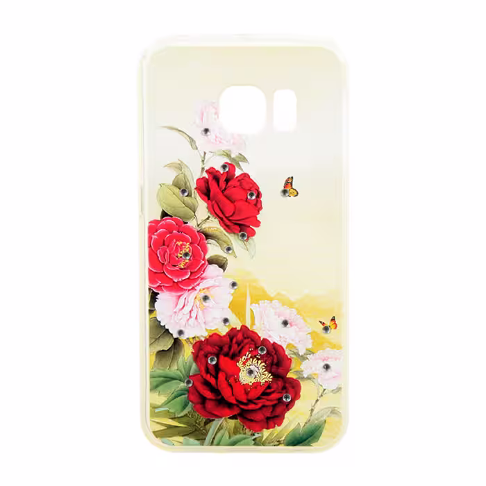 کاور مدل Rose کد AZ مناسب برای گوشی موبایل سامسونگ Galaxy S6 edge