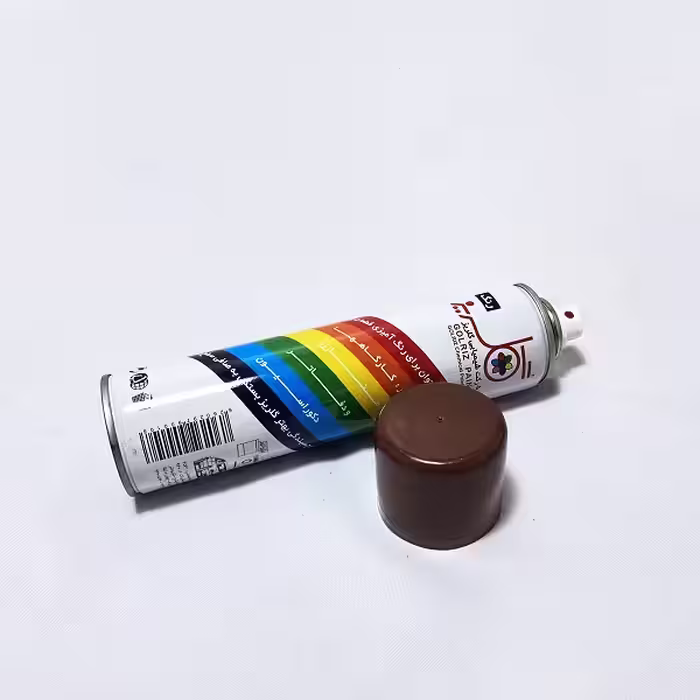 اسپری رنگ قهوه ای براق گلریز کد 01 حجم 300 میلی لیتر