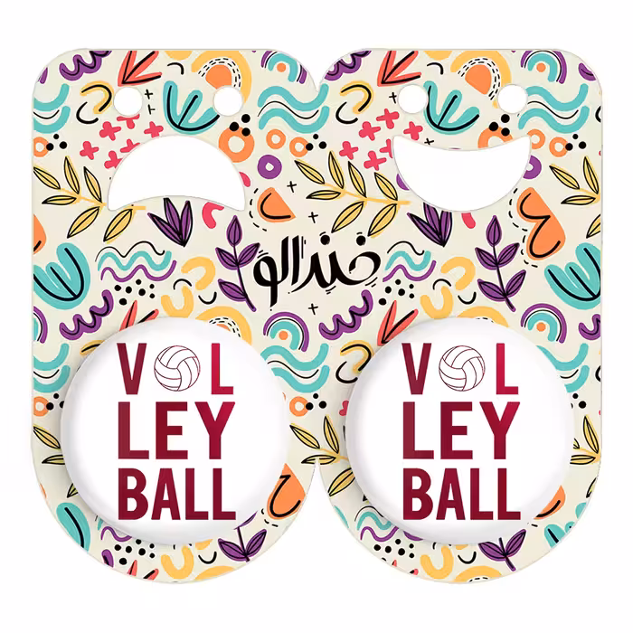 پیکسل خندالو مدل والیبال کد 10006 به همراه مگنت