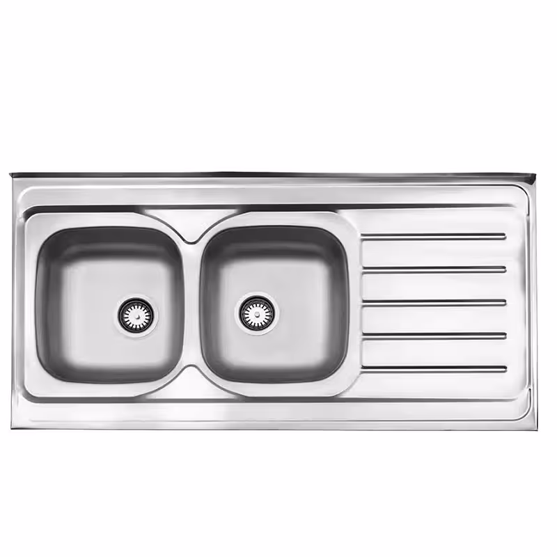 سینک نیمه فانتزی استیل البرز مدل 221 توکار