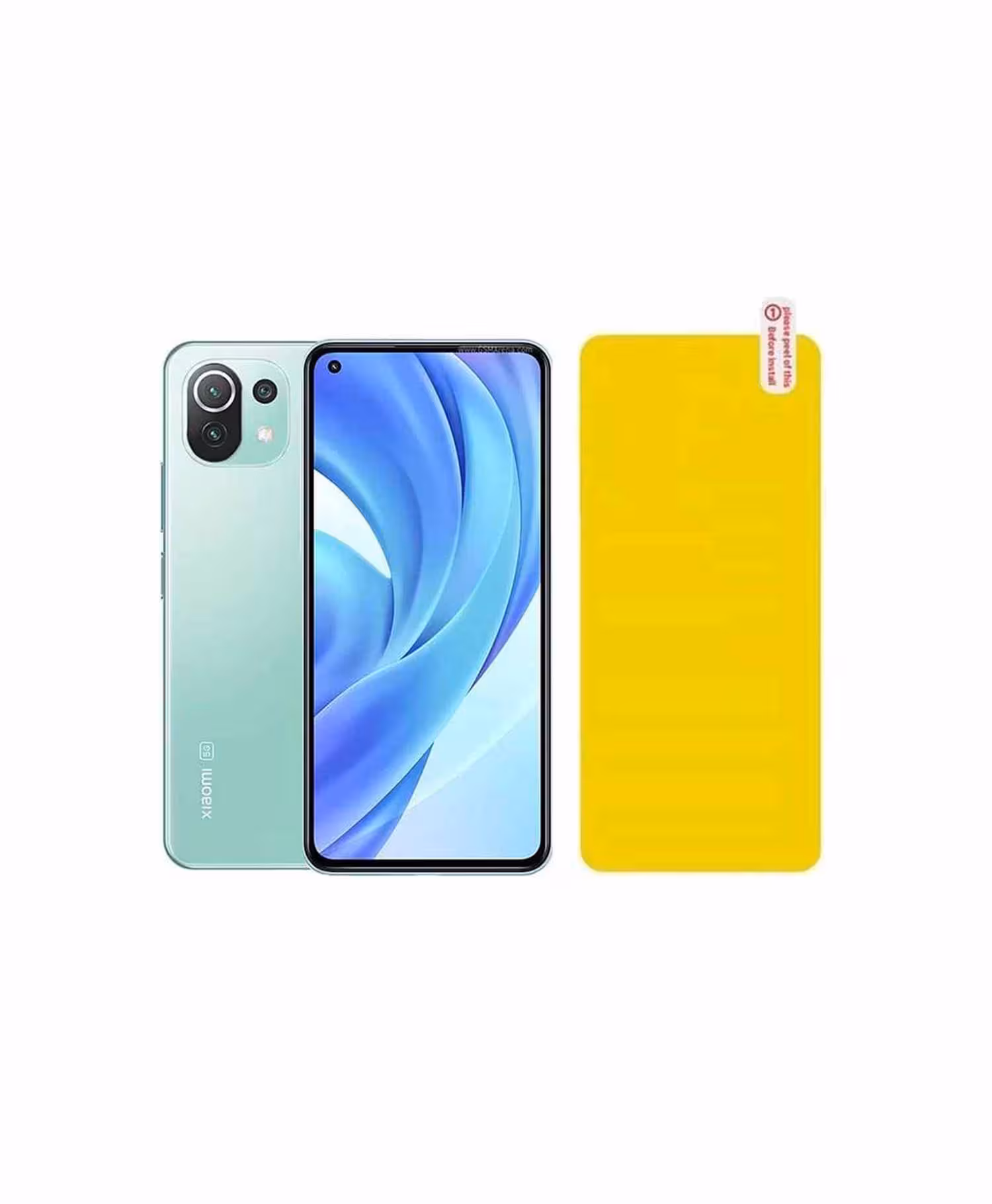 برچسب پشت شفاف موبایل شیائومی Xiaomi Mi 11 Lite