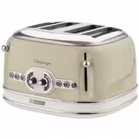 توستر آریته تحت لیسانس ایتالیا سری Vintage مدل 156 ا Ariete Toaster 4 Slice Vintage 156