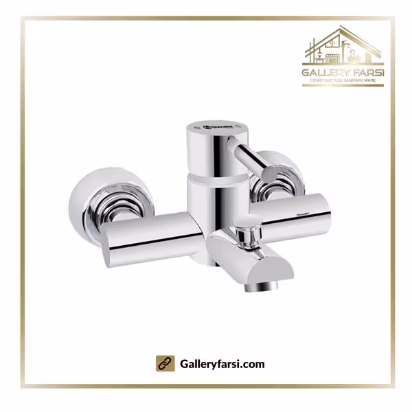 شیر حمام شودر مدل موناکوپلاس کروم