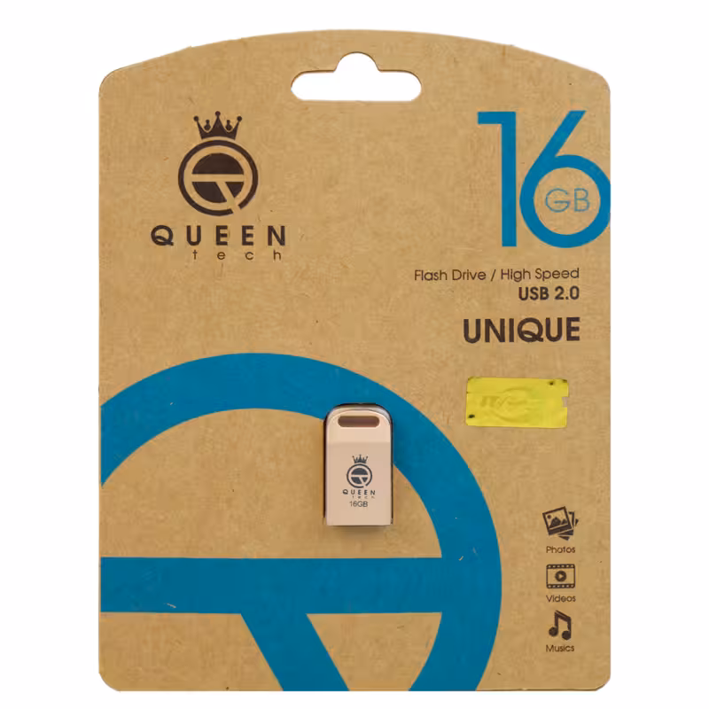 فلش مموری کوئین تک مدل UNIQUE ظرفیت 16 گیگابایت