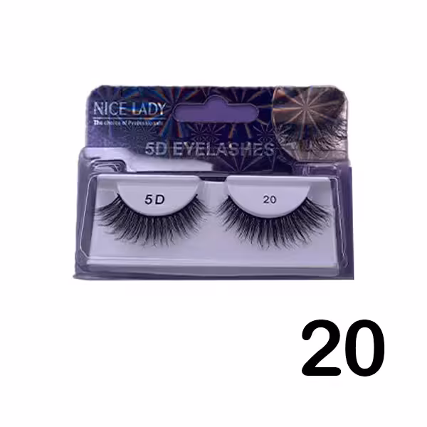 مژه 5 بعدی نایس لیدی شماره 20