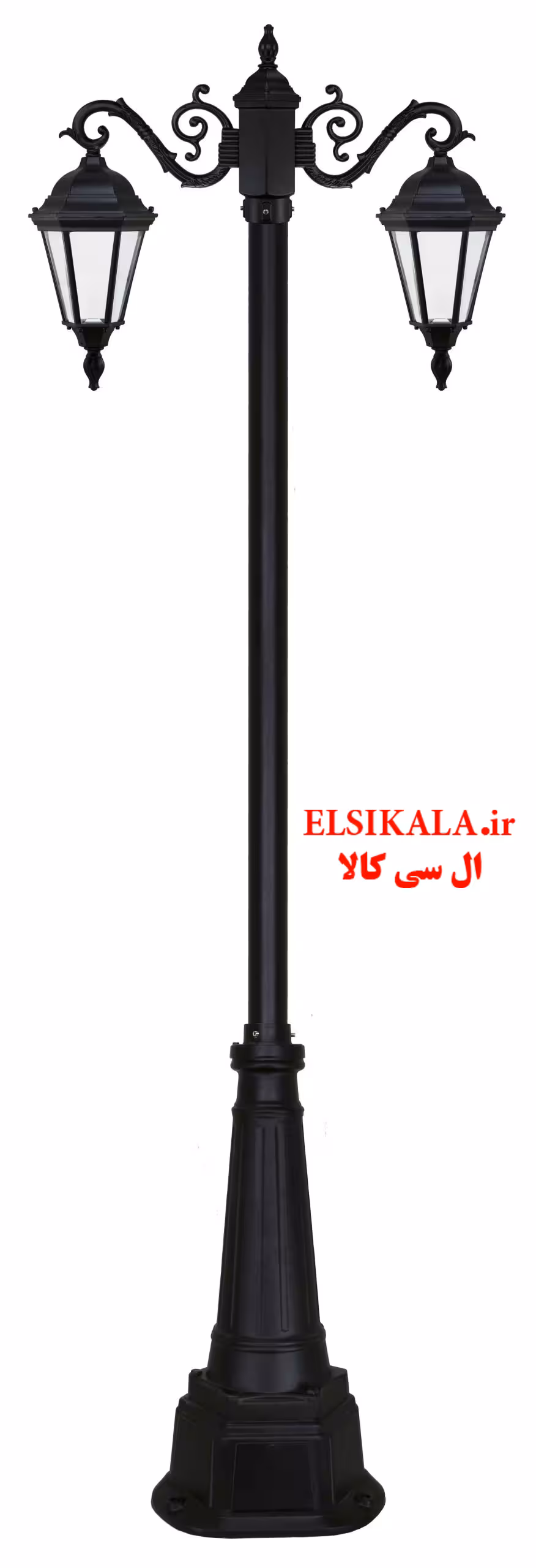 چراغ دو شاخه رومی آلمینیوم دایکاست
